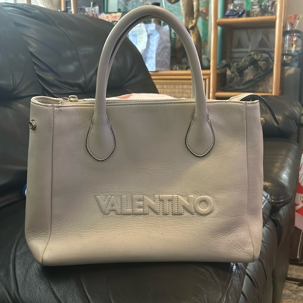 Valentino Cream Purse Shoulder Bag